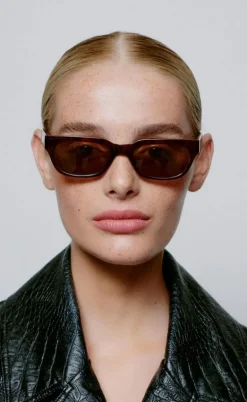 A. Kjærbede Solbriller - Bror - Brown/Demi Light Brown Transperent