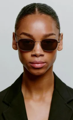 A. Kjærbede Solbriller - Hello - Matte Brown