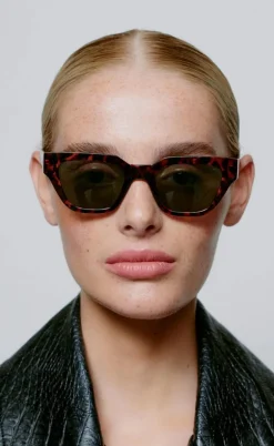 A. Kjærbede Solbriller - Kaws - Demi Tortoise