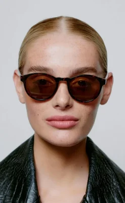 A. Kjærbede Solbriller - Marvin - Demi Tortoise