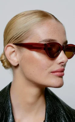 A. Kjærbede Solbriller - Winnie - Brown