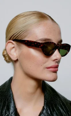 A. Kjærbede Solbriller - Winnie - Demi Tortoise