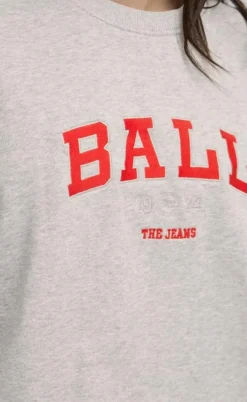 BALL Original Sweatshirt - Taylor - Medium Grey w. Mistful Mauve