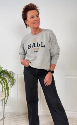 BALL Original Sweatshirt - Taylor - Medium Grey Melange