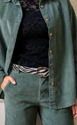 Black Color Bælte - Jenny - Zebra