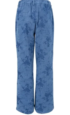 Black Colour Bukser - Fiola - Denim Blue