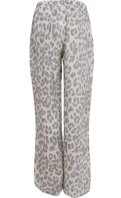 Black Colour Bukser - Melina - Natural Leo