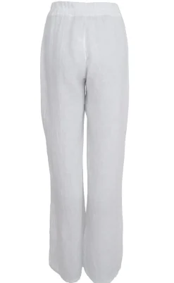 Black Colour Bukser - Melina - White