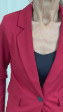 Black Colour Bukser - Zarra - Wine