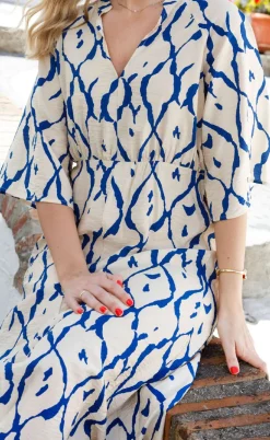 Black Colour Kjole - Chloe - Blue