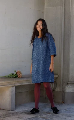 Black Colour Kjole - Denise - Denim