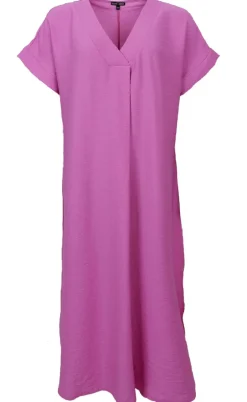 Black Colour Kjole - Samos - Pink