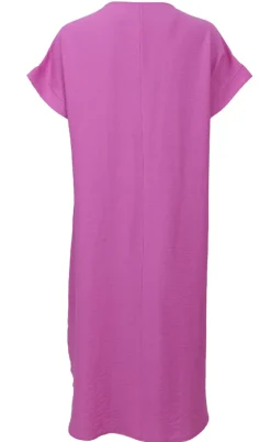 Black Colour Kjole - Samos - Pink