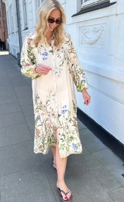 Black Colour Kjole - Zennia - Champagne