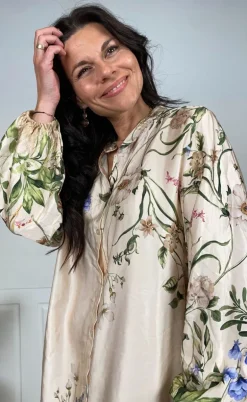 Black Colour Kjole - Zennia - Champagne