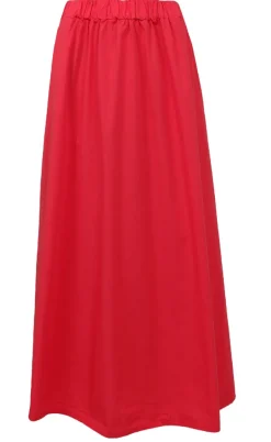 Black Colour Nederdel - Abbie - Red