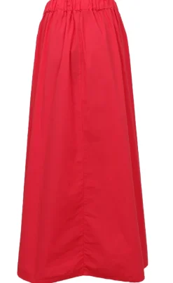 Black Colour Nederdel - Abbie - Red