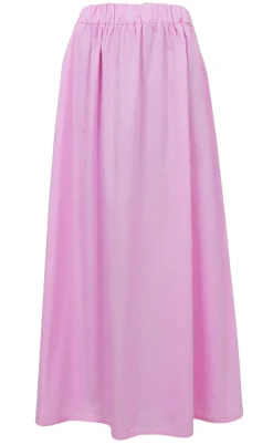 Black Colour Nederdel - Abbie - Powder Rose