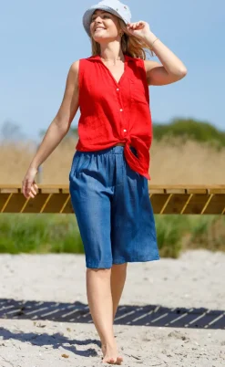 Black Colour Shorts - Pueblo - Jeans Blue