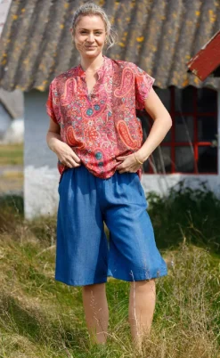 Black Colour Shorts - Pueblo - Jeans Blue