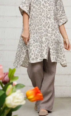 Black Colour Tunika - Melina - Natural Leo