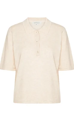 Continue Bluse - Diane Polo - Sand
