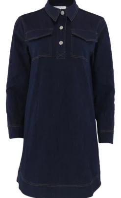 Continue Kjole - Katja - Denim Blue