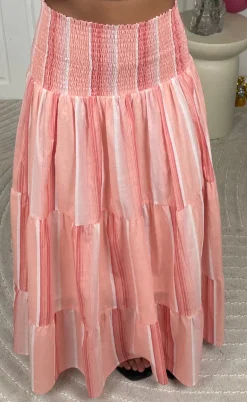 Continue Nederdel - Majse - Pastel Pink