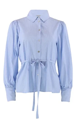 Continue Skjorte - Triana - Blue Stripe
