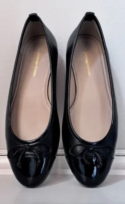 Copenhagen Shoes Ballerina - Like Moving Patent Toe - Black Patent