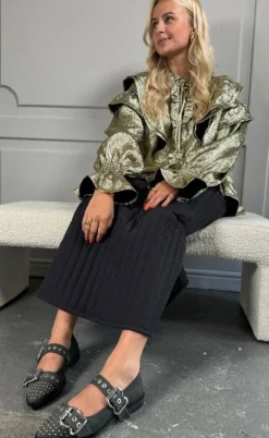 Copenhagen Shoes Ballerinaer - Future Vibes - Black Denim