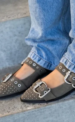 Copenhagen Shoes Ballerinaer - Future Vibes Suede - Green