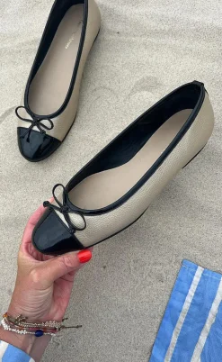 Copenhagen Shoes Ballerinaer - My Own Ballerinas - Gold/Black