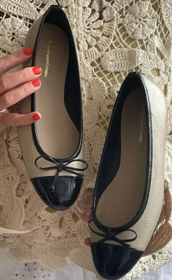 Copenhagen Shoes Ballerinaer - My Own Ballerinas - Gold/Black