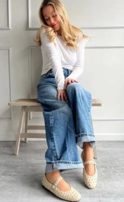 Copenhagen Shoes Ballerinaer - The Lovely Move - Beige