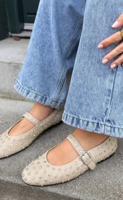 Copenhagen Shoes Ballerinaer - The Lovely Move - Beige