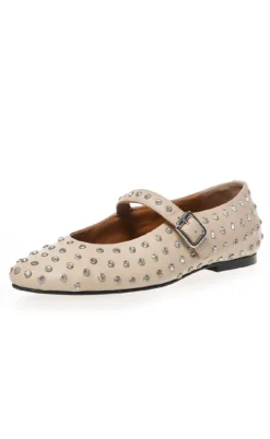 Copenhagen Shoes Ballerinaer - The Lovely Move - Beige
