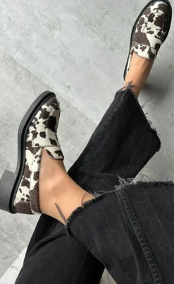 Copenhagen Shoes Loafers - Celina - White/Brown