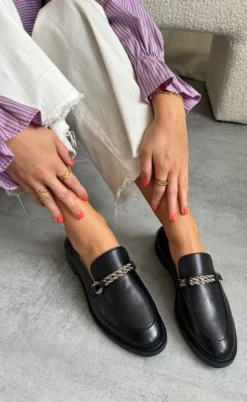 Copenhagen Shoes Loafers - Love And Walk - Black