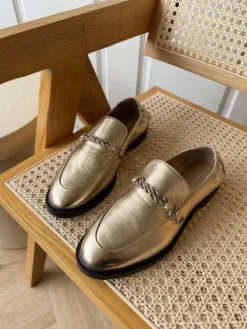 Copenhagen Shoes Loafers - Love And Walk - Platino