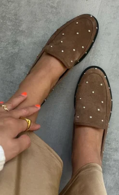 Copenhagen Shoes Loafers - Pearl Lovers Suede - Cappuccino