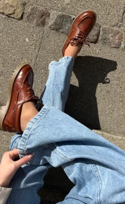 Copenhagen Shoes Loafers - The Walk - Leather Cognac