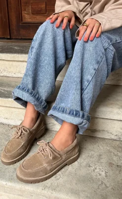 Copenhagen Shoes Loafers - The Walk - Suede Biscuit