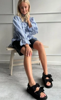 Copenhagen Shoes Sandal - Come To Me Suede - Black