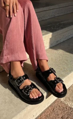 Copenhagen Shoes Sandal - The Magical Patent - Black Patent