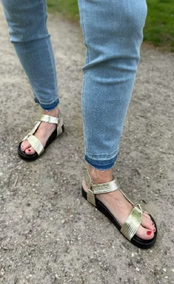 Copenhagen Shoes Sandaler - Carrie Leather - Gold