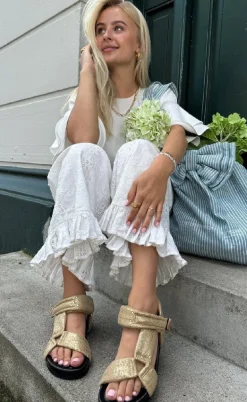 Copenhagen Shoes Sandaler - Carrie Moon - Gold Snake