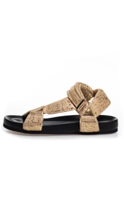 Copenhagen Shoes Sandaler - Carrie Moon - Gold Snake