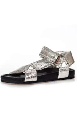 Copenhagen Shoes Sandaler - Carrie Moon - Silver Snake