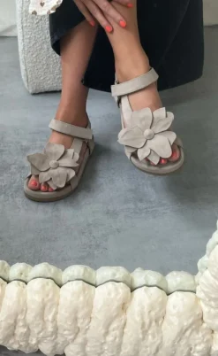 Copenhagen Shoes Sandaler - My Flowers - Biscuit
